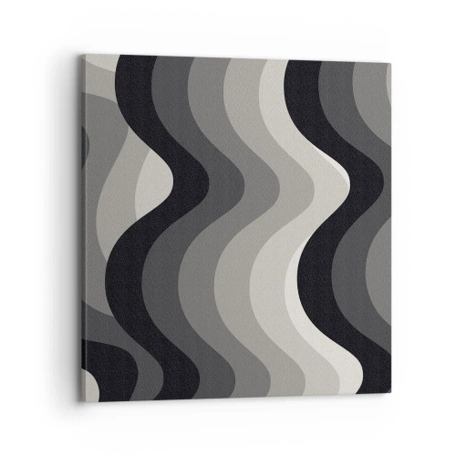 Obraz na plátne - Vlna za vlnou - 70x70 cm
