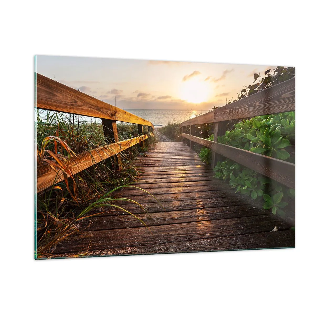 Obraz na skle - A priamo k brehu - 120x80 cm