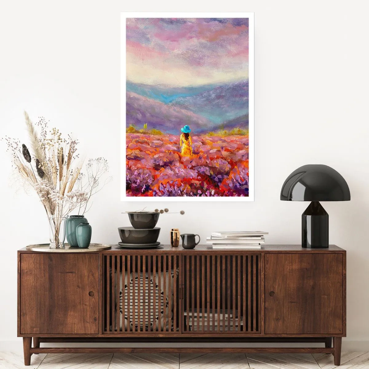 Plagát - V levanduľovom svete - 50x70 cm