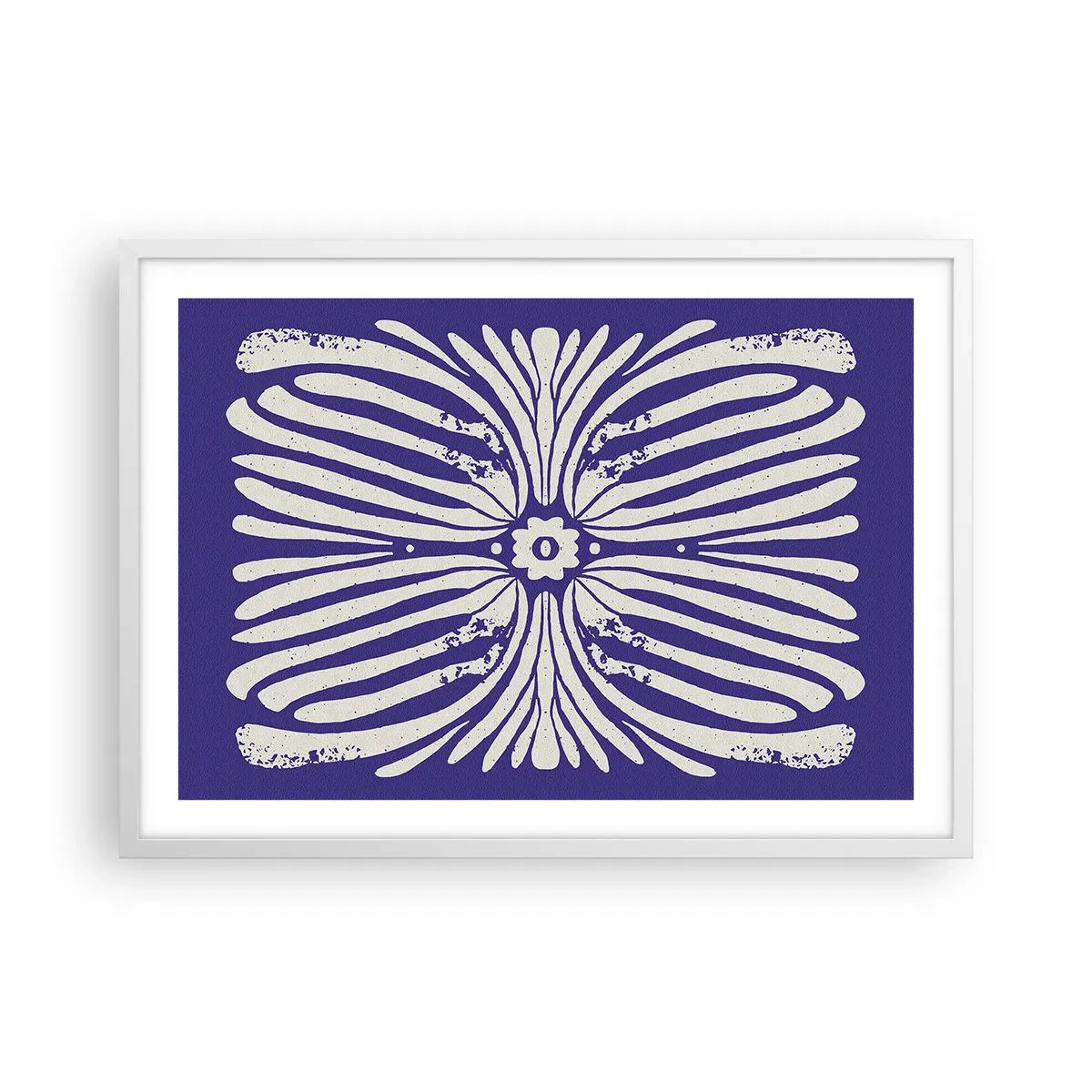 Plagát v bielom ráme - Etnické inšpirácie - 70x50 cm