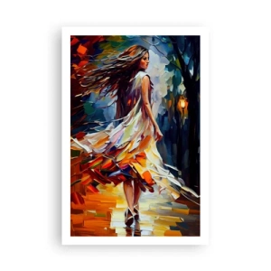 Plagát - Jesenné dievča - 61x91 cm