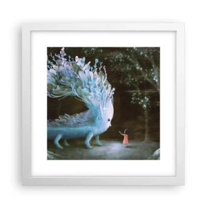 Plagát v bielom ráme - Fantastické stretnutie - 30x30 cm