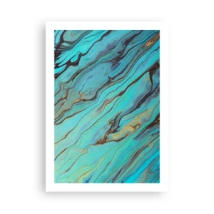 Plagát - Tyrkysový príliv - 50x70 cm