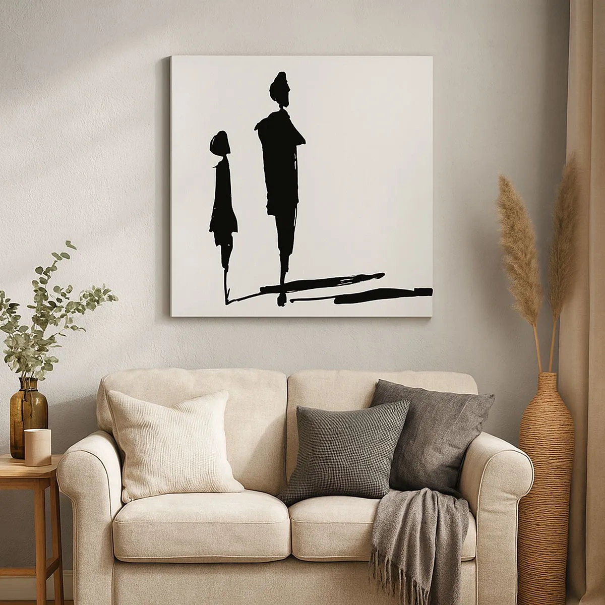 Obraz na plátne - Určite spolu? - 30x30 cm