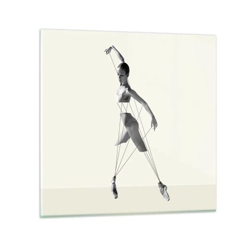 Obraz na skle - V divadle sveta - 40x40 cm