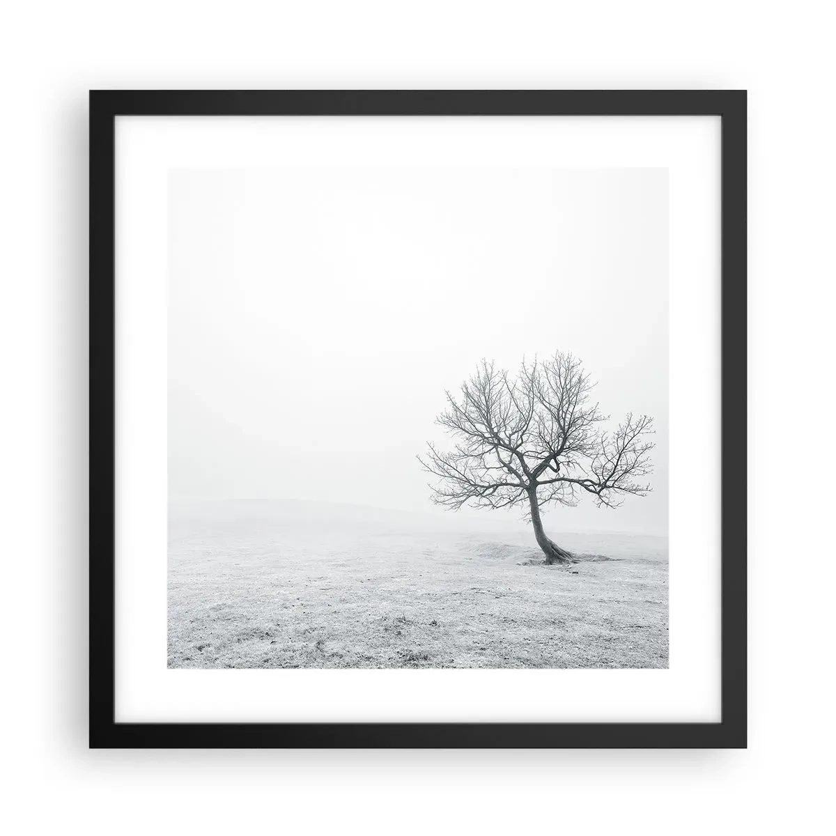 Plagát v čiernom ráme - Proti ničote - 40x40 cm