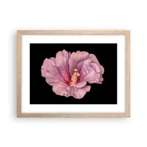 Plagát v ráme zo svetlého duba - Priamo do srdca - 40x30 cm