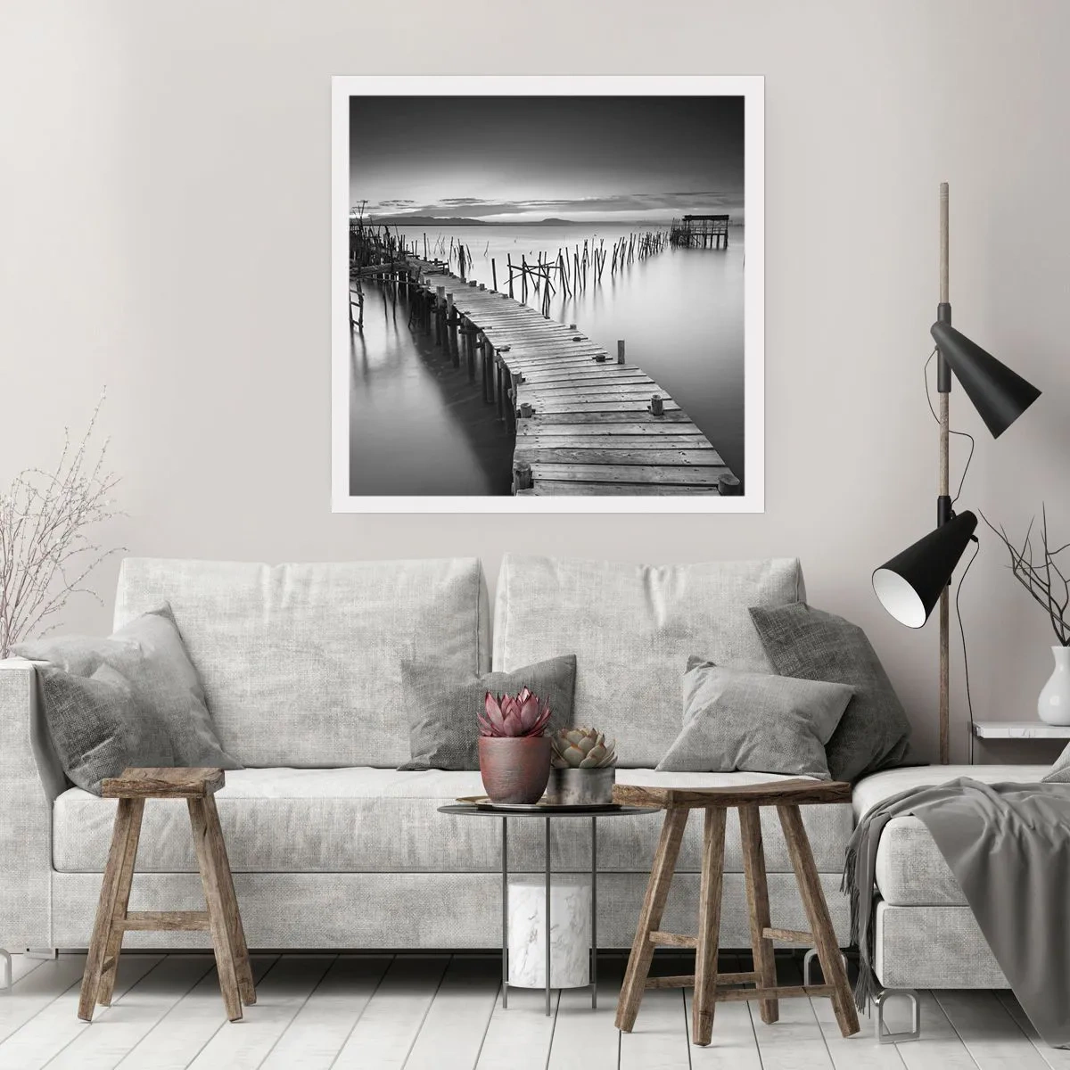 Plagát - Pokoj zabudnutého brehu - 30x30 cm