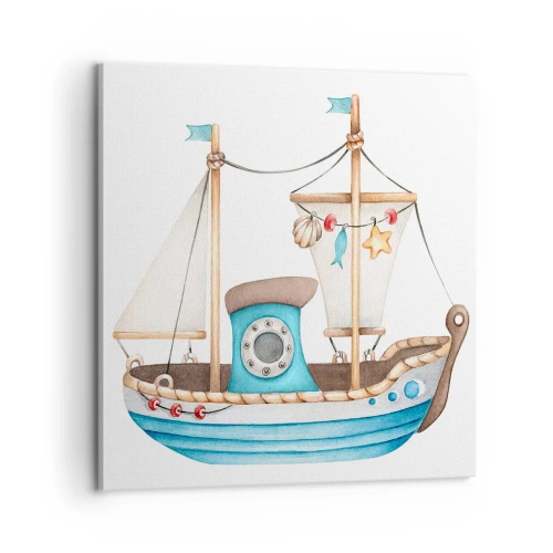 Obraz na plátne - Ahoj, dobrodružstvo! - 60x60 cm