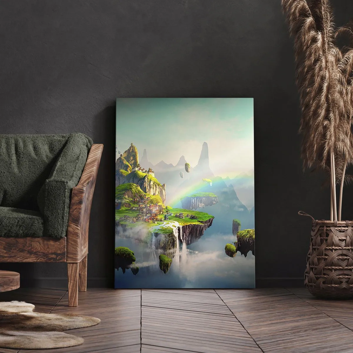 Obraz na plátne - Uprostred neba - šťastné ostrovy - 50x70 cm