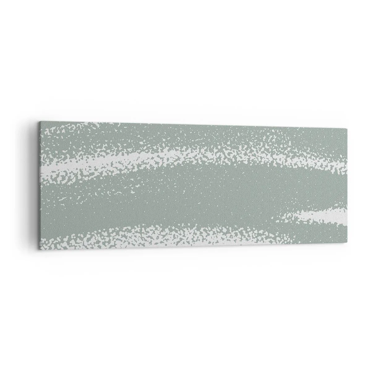 Obraz na plátne - Abstrakcia v zimnom štýle - 140x50 cm