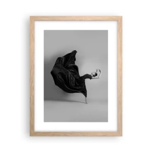 Plagát v ráme zo svetlého duba - Okrídlený hudbou - 30x40 cm