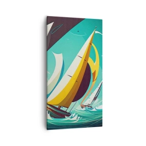 Obraz na plátne - Ako vychádzať so živlami - 55x100 cm
