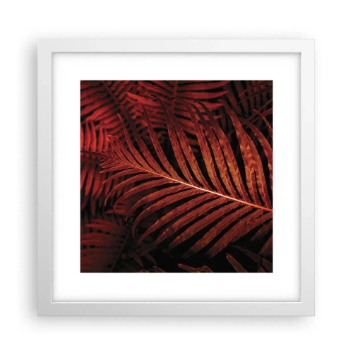 Plagát v bielom ráme - Žiar života - 30x30 cm