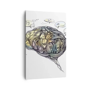 Obraz na plátne - Človek - veľká hádanka - 80x120 cm