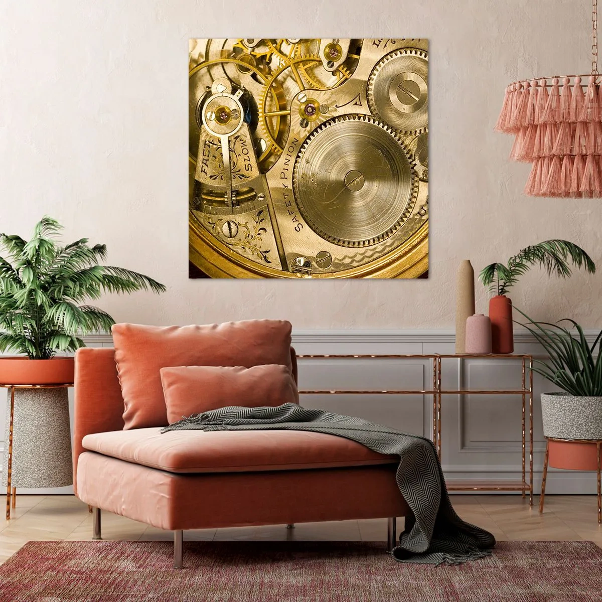 Obraz na plátne - Choď s duchom času - 70x70 cm