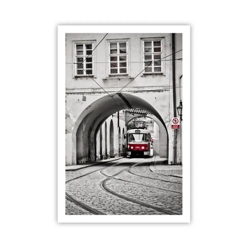 Plagát - Mestským labyrintom - 61x91 cm