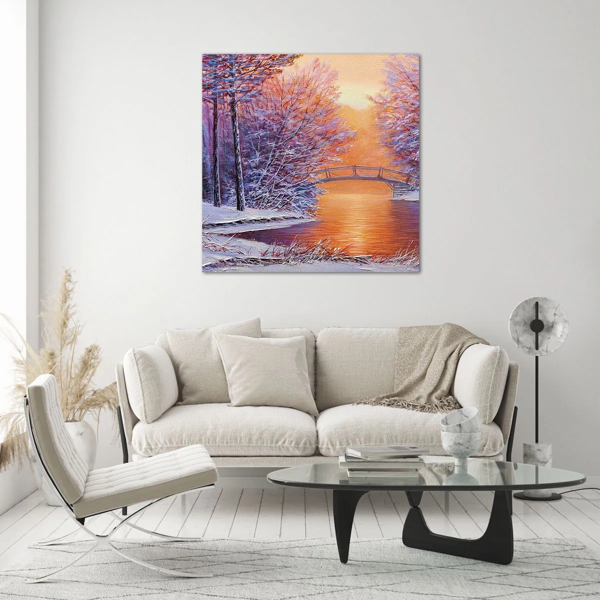 Obraz na skle - Stretneme sa tu - 50x50 cm