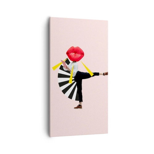 Obraz na plátne - Surrealistický pop-art - 55x100 cm
