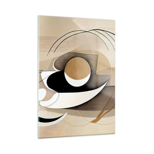 Obraz na skle - Kompozícia: podstata vecí - 50x70 cm