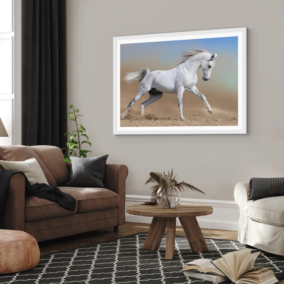 Plagát v bielom ráme - Najkrajšia arabská rozprávka - 91x61 cm
