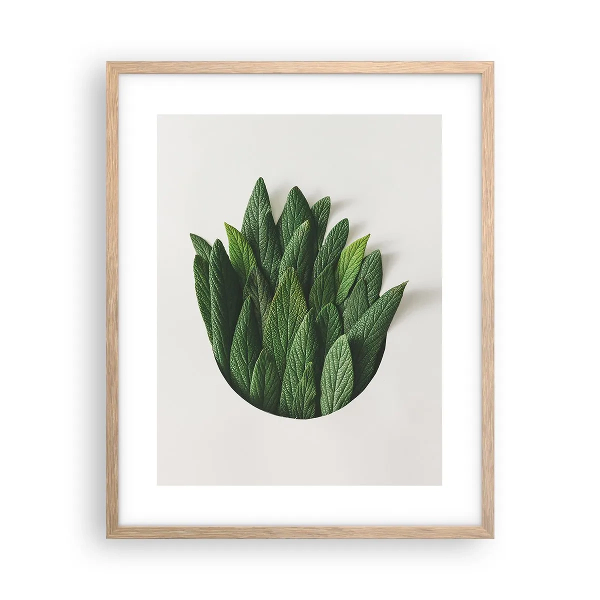 Plagát v ráme zo svetlého duba - Neukojiteľná zvedavosť - 40x50 cm