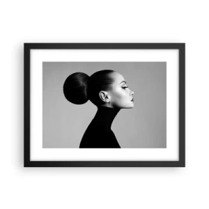Plagát v čiernom ráme - Moderná Nefertiti - 40x30 cm