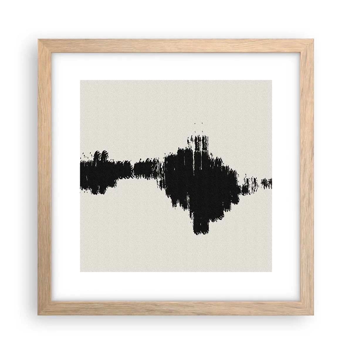 Plagát v ráme zo svetlého duba - Vibrácie predstavivosti - 30x30 cm