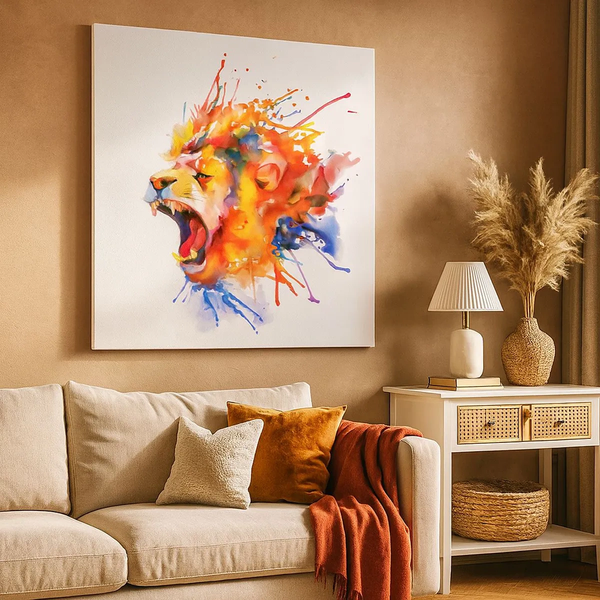 Obraz na plátne - Vybuchnúť hnevom  - 30x30 cm