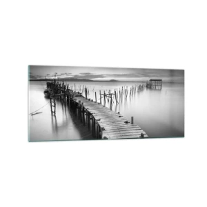 Obraz na skle - Pokoj zabudnutého brehu - 120x50 cm