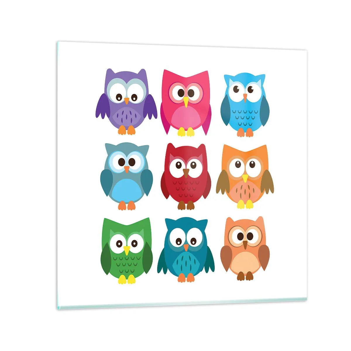 Obraz na skle - Je zábavné byť iným - 30x30 cm