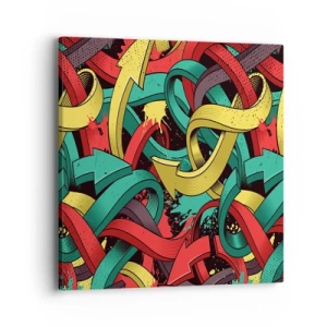 Obraz na plátne - Kadiaľ do cieľa? - 40x40 cm