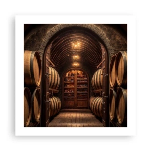 Plagát - Nádherná pivnica - 50x50 cm