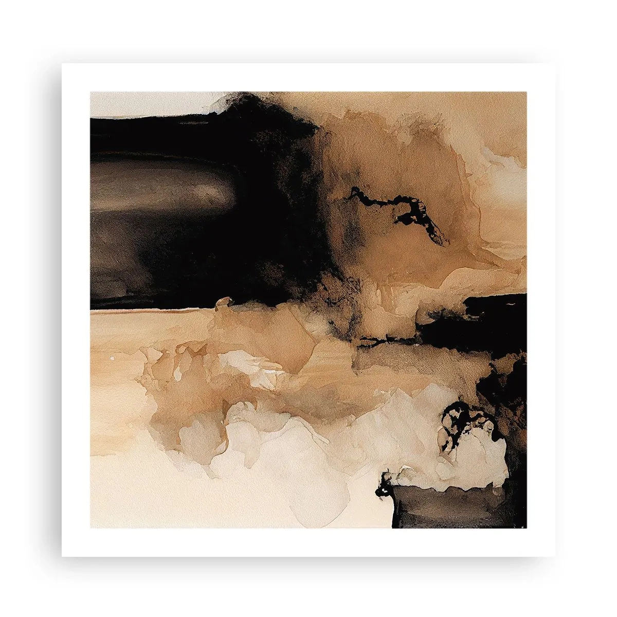 Plagát - Pútavá abstrakcia - 60x60 cm