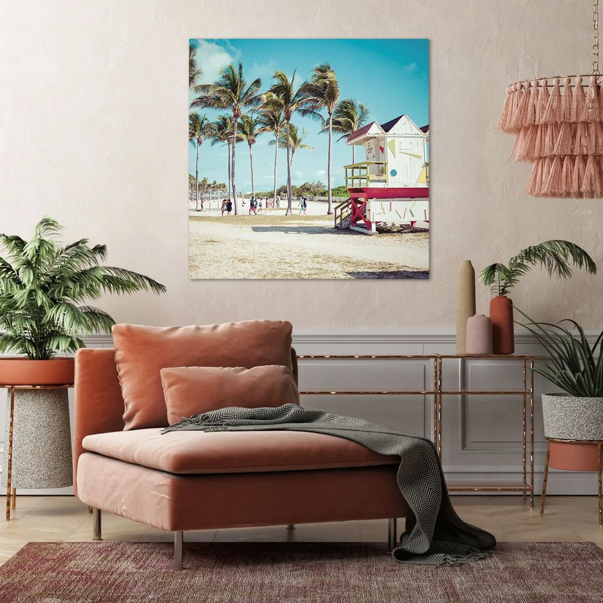 Obraz na plátne - Čaká ťa krásny deň - 60x60 cm