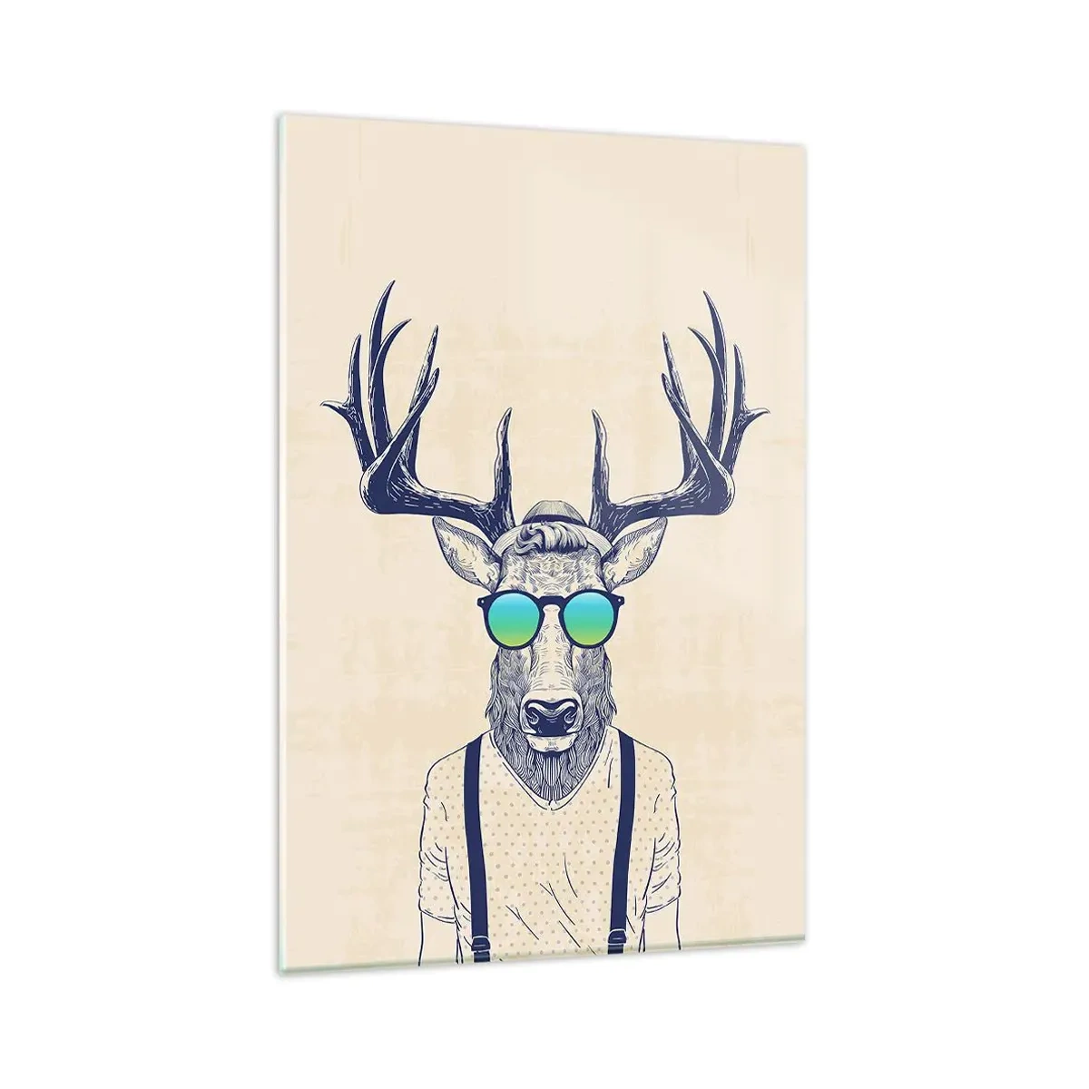 Obraz na skle - A koho si čakal? - 80x120 cm