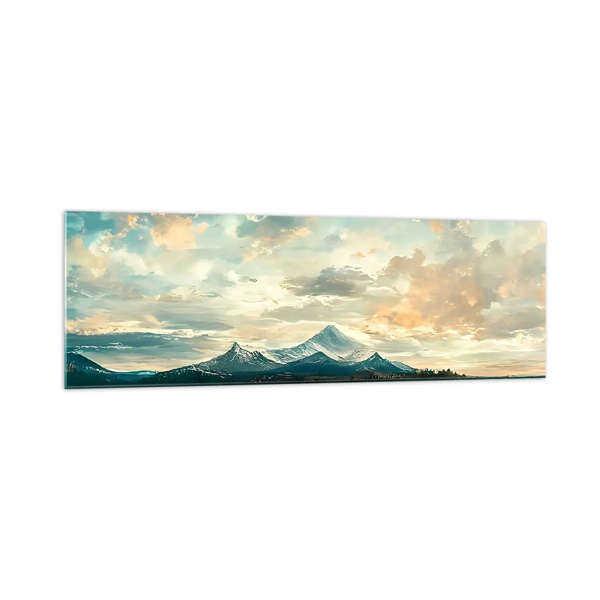 Obraz na skle - Pod ochranou neba - 160x50 cm