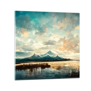 Obraz na skle - Pod ochranou neba - 30x30 cm