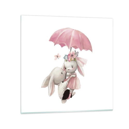 Obraz na skle - To je láska - 50x50 cm