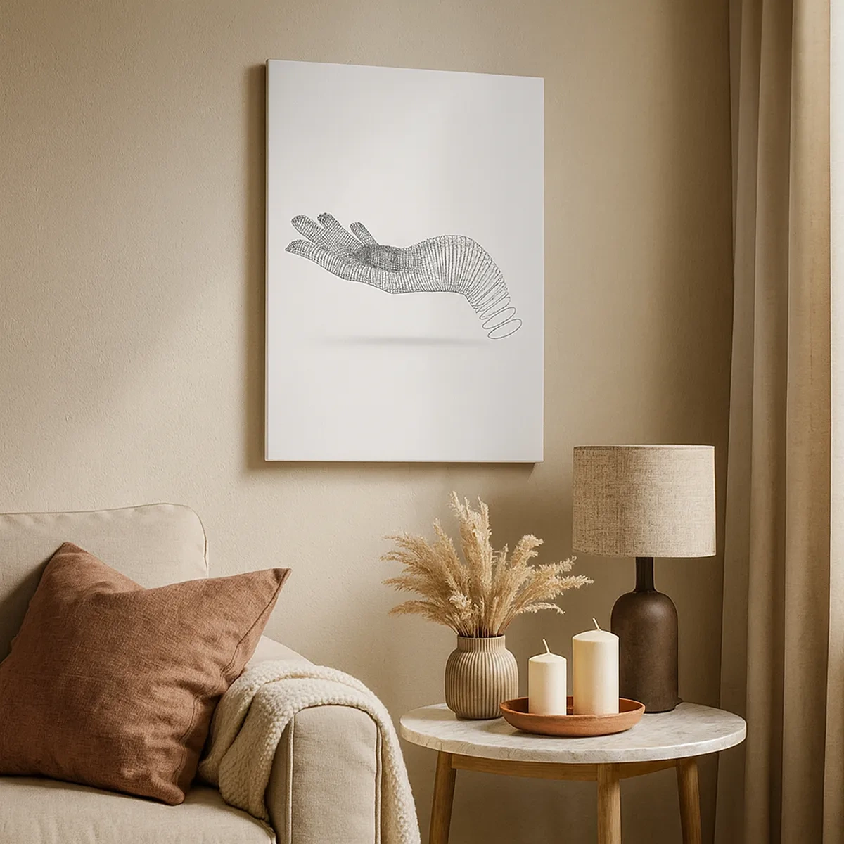 Obraz na plátne - Pružná ruka - 50x70 cm