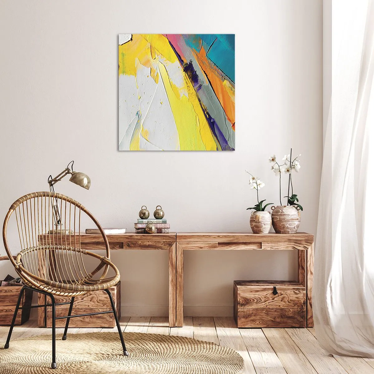 Obraz na plátne - Anatómia svetla - 70x70 cm