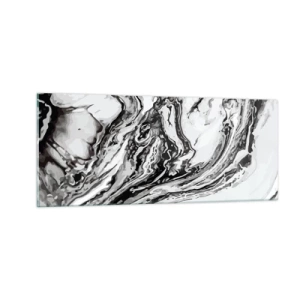 Obraz na skle - Na začiatku bol chaos - 100x40 cm
