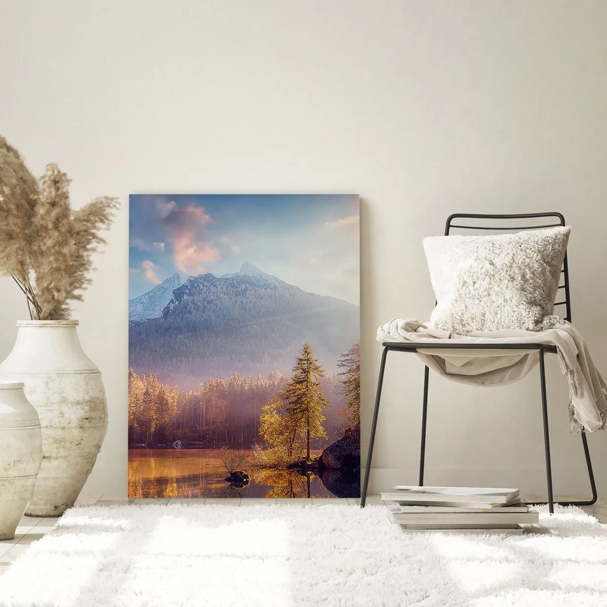 Obraz na skle - V horách a údoliach - 50x70 cm