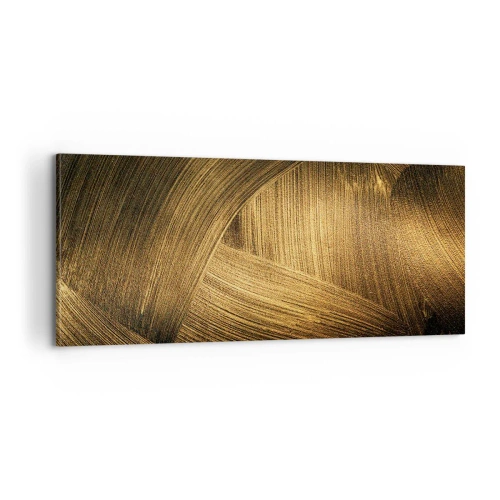 Obraz na plátne - V zlatom labyrinte - 100x40 cm