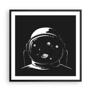 Plagát v čiernom ráme - Skvelý výhľad - 60x60 cm