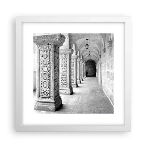 Plagát v bielom ráme - Kam…? - 30x30 cm