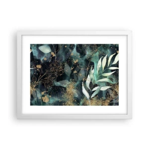 Plagát v bielom ráme - Kúzelná záhrada - 40x30 cm