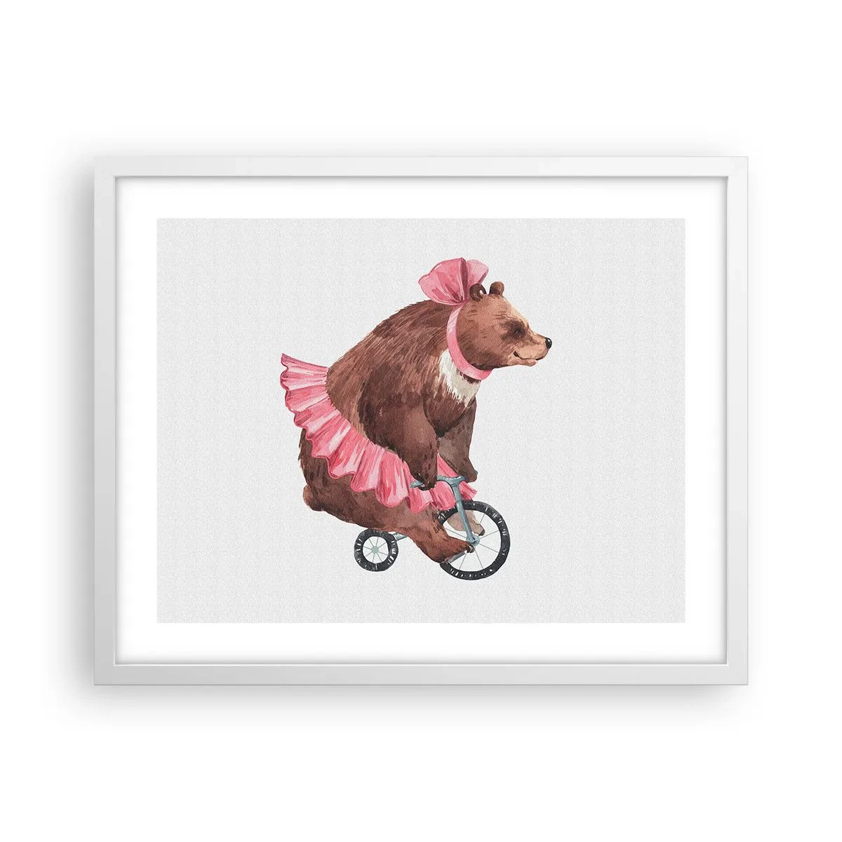 Plagát v bielom ráme - To je ale cirkus! - 50x40 cm