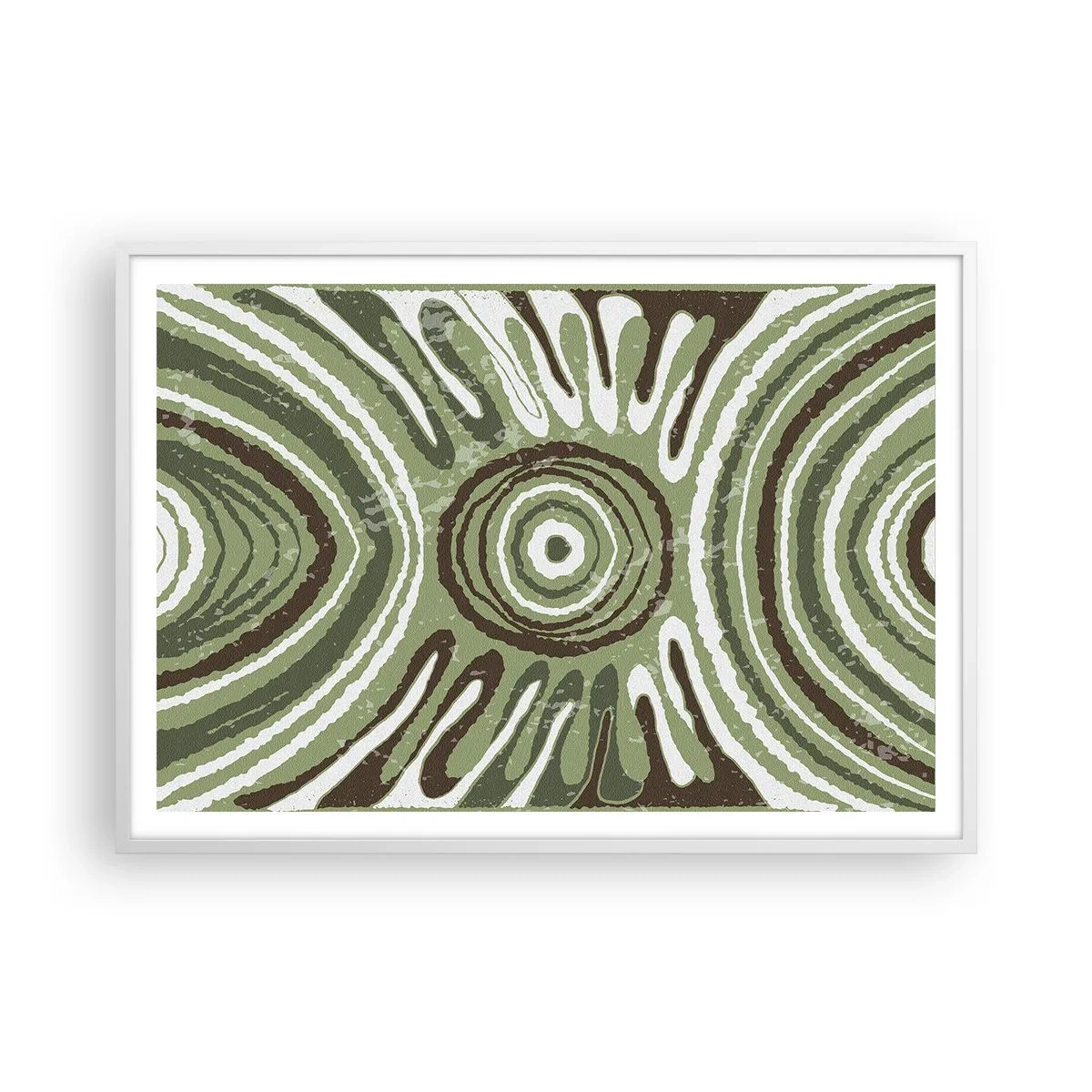 Plagát v bielom ráme - Explózia emócií - 100x70 cm