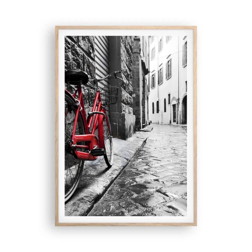 Plagát v ráme zo svetlého duba - Skutočná krása nestarne - 70x100 cm